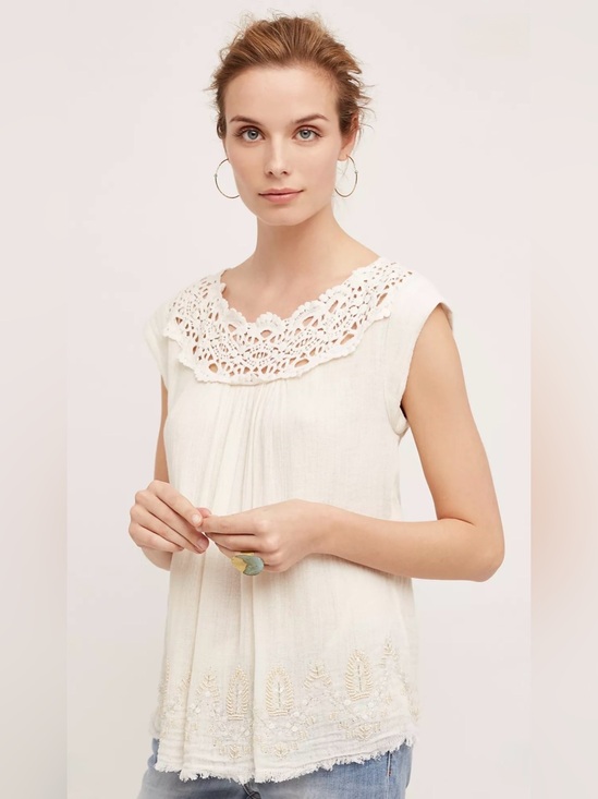 Anthropologie Tops - Anthropologie x Floreat Tartane Blouse